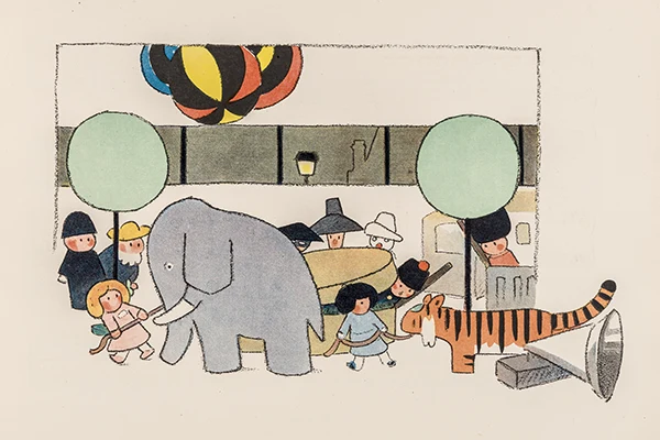 『おもちゃ箱』1913年、（音楽：クロード・ドビュッシー／絵：アンドレ・エレ）