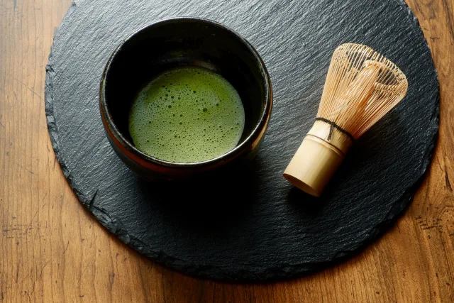 きものでお茶を