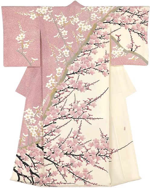 森口華弘 《友禅訪問着「彩華」》 1985年 京都国立近代美術館蔵